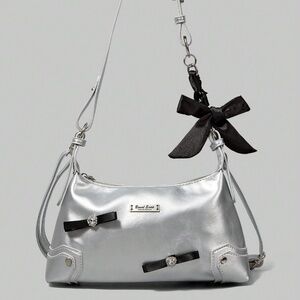 Goth Women Bow Decor Fashion Shoulder Bag
